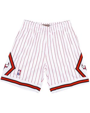 Mitchell & Ness Nba Chicago Bulls 1995 Reload Swingman Shorts - White