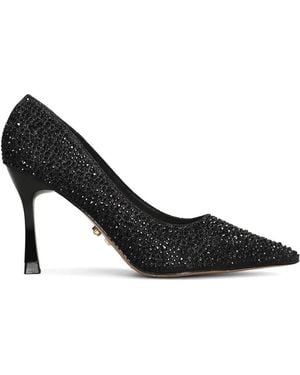Twentyfourhaitch Teylor Crystal-Embellished Pointed-Toe Court Shoes - Black
