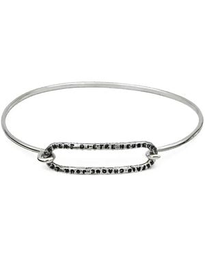 Thoraval Le Serment Engraved Bracelet - White