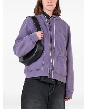 Camiel Fortgens Ausgefranste Kapuzenjacke - Lila