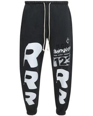 RRR123 Membership Uso Enemy Track Trousers - Black