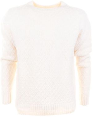 Peserico Pull À Design Texturé - Blanc