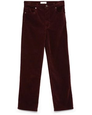 FRAME Corduroy Trousers - Red