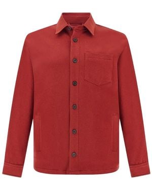 Paul & Shark Chemise En Cachemire - Red