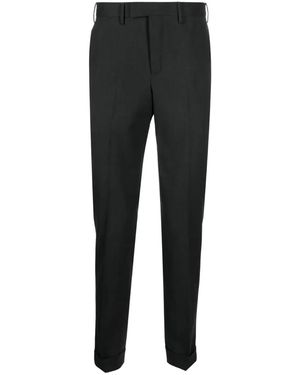 PT Torino Straight-Leg Tailored Trousers - Black