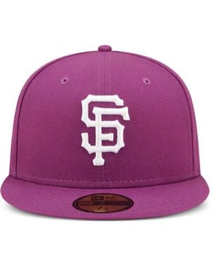 KTZ 59Fifty San Francisco Giants Fitted Cap Hat - Purple