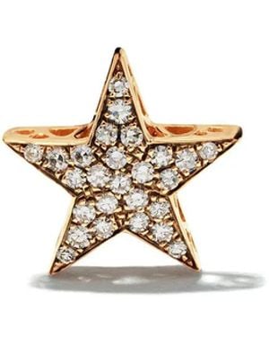 Selim Mouzannar Pendiente Star En Oro De 18Kt Con Diamantes - Blanco
