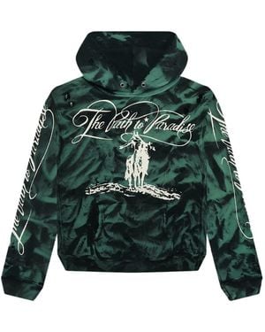 HELLSTAR Sudadera Marble Paradise Con Capucha - Verde