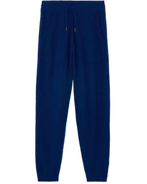 Eric Bompard Cashmere Track Pants - Blue