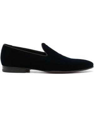 Tagliatore Velvet Slippers - Black