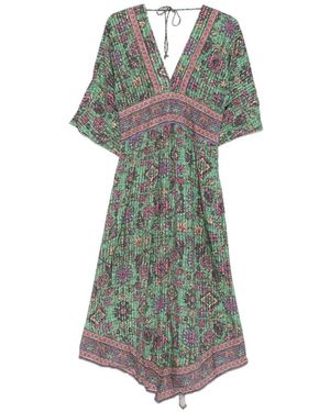 Ba&sh Pipa Midi Dress - Green
