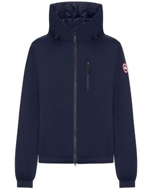 Canada Goose Lodge Hooded Jacket - Blue