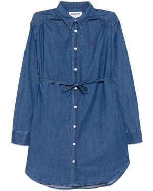 Chocoolate Denim Dress - Blue