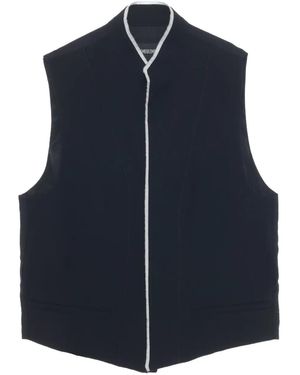 Ann Demeulemeester Misa Fitted Vest - Blue