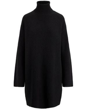 Ralph Lauren Turtleneck Cocoon Mini Dress - Black