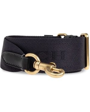 COACH Logo-Jacquard Bag Strap - Blue