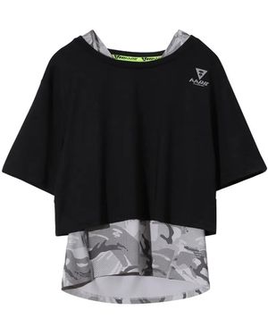 Aape By A Bathing Ape Layered-Detail T-Shirt - Black