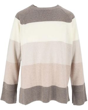 Kangra Long-Sleeve Striped Sweater - White