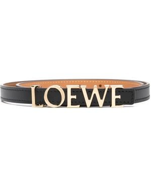 Loewe Leren Riem - Wit