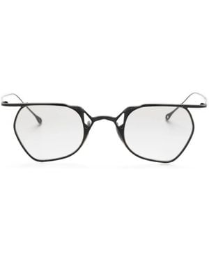 Rigards X The Viridi Anne Geometric-Frame Sunglasses - Black