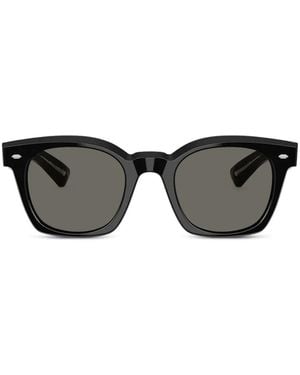Oliver Peoples Square-Frame Sunglasses - Black