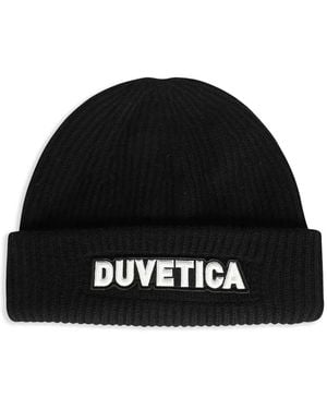 Duvetica ロゴアップリケ ビーニー - ブラック
