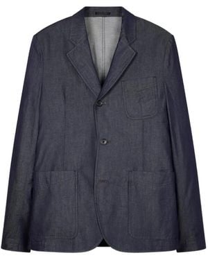 Paul Smith Denim Blazer - Blue