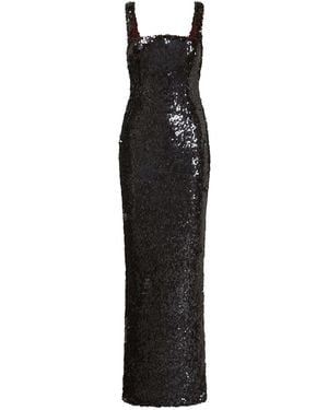Rachel Gilbert Kaia Sequin Gown - Black