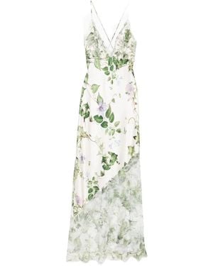 Alice + Olivia Abito Elegante Midi - Bianco