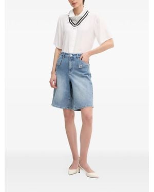 Benetton Klassisches Hemd - Blau