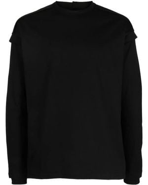 The Viridi-anne Long-Sleeve Cotton T-Shirt - Black