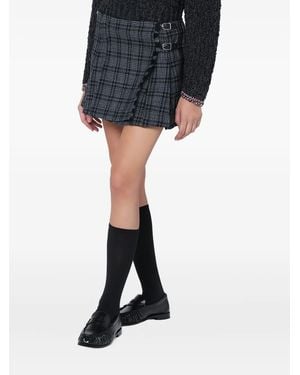 DURAZZI MILANO Minijupe À Carreaux - Black