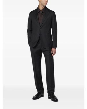 Tagliatore Einreihiger Montecarlo Anzug - Schwarz