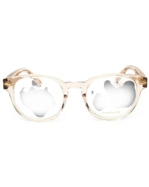 Chopard Round-Frame Glasses - Natural