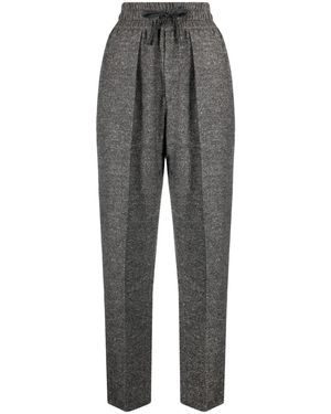 Isabel Marant Miroki ドローストリング テーパードパンツ - グレー