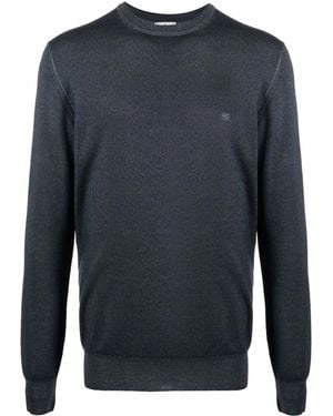 Etro Maglione Con Ricamo - Blu