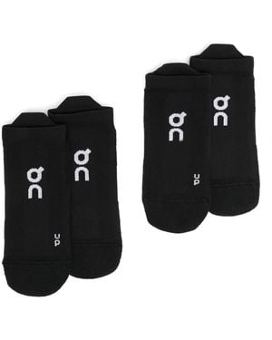 On Shoes Calzini Low Core Run (2 Paia) - Nero