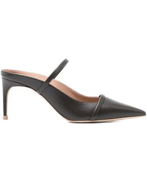 Malone Souliers 70Mm Leather Pointed-Toe Mules - Brown