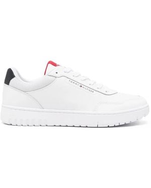 Tommy Hilfiger Logo-Detail Trainers - White