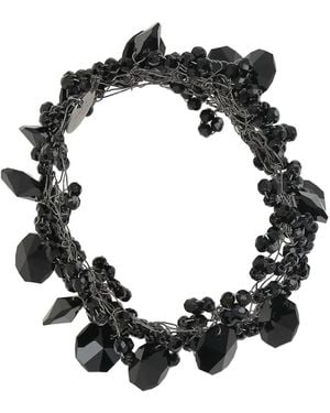 Maria Calderara Beaded bijoux bracelet - Negro