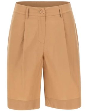 Kaos Pantalones De Vestir Cortos Con Pinzas - Blanco