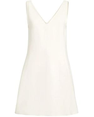 Brunello Cucinelli Twill Mini Dress - White