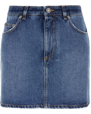 Dolce & Gabbana Denim Pocket Skirt - Blue