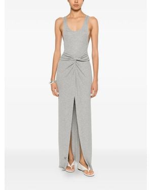 Nanushka Ofelia Twist-Detail Maxi Tank Dress - White
