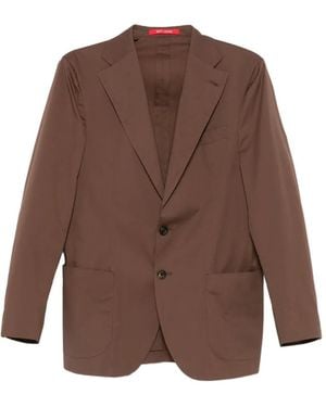 Bagnoli Sartoria Napoli Button-Fastening Jacket - Brown