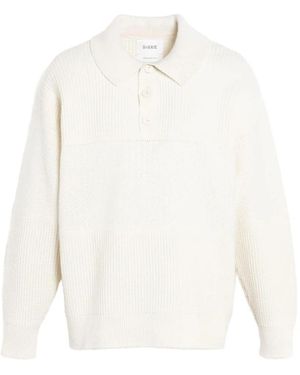Barrie Waffle-Effect Polo Shirt - White