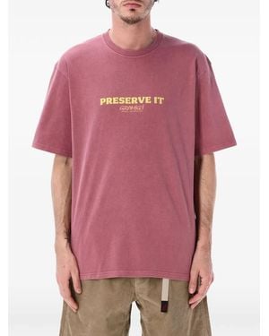 Gramicci Footprints T-Shirt - Pink