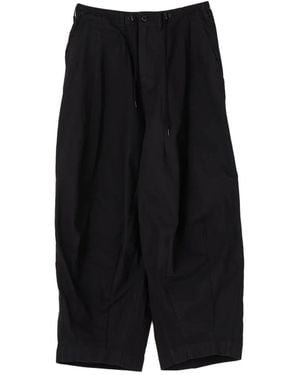 Needles Pleated Palazzo Pants - Black