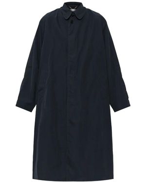 Maison Margiela Single-Vent Coat - Blue