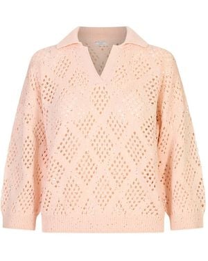 Peserico Open-Knit Jumper - Pink